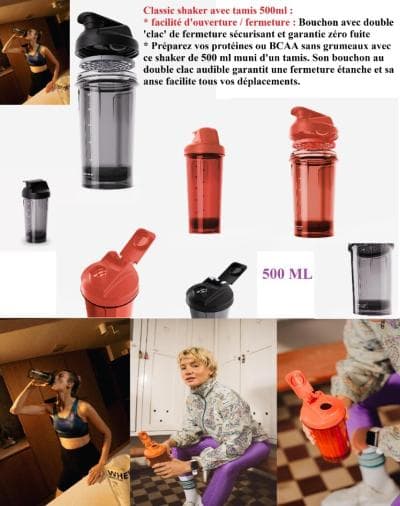 SHAKER 700ML / 500ML / 300ML Decathlon