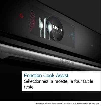 Four bosch serie 8 noir HBG7741B1 pyrolyse