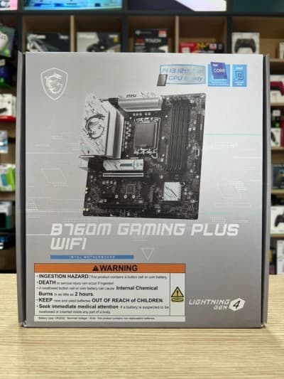 CARTE MERE MSI B760M GAMING PLUS WIFI DDR5 ( CONFIGURATION UNIQUEMENT )