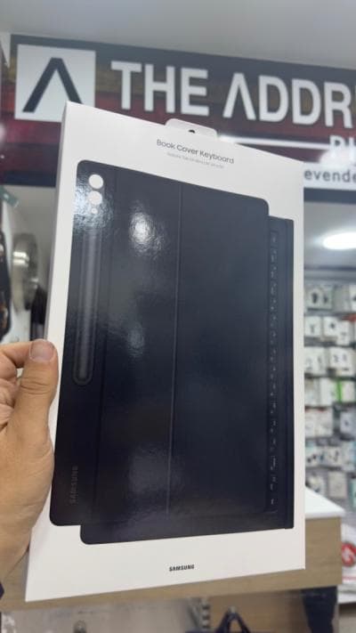 Book Cover Keyboard Slim Pochette avec clavier Samsung S9 ultra