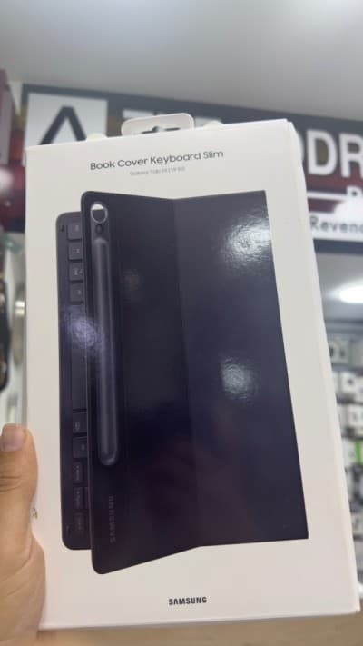 Book Cover Keyboard Slim Pochette avec clavier Samsung S9
