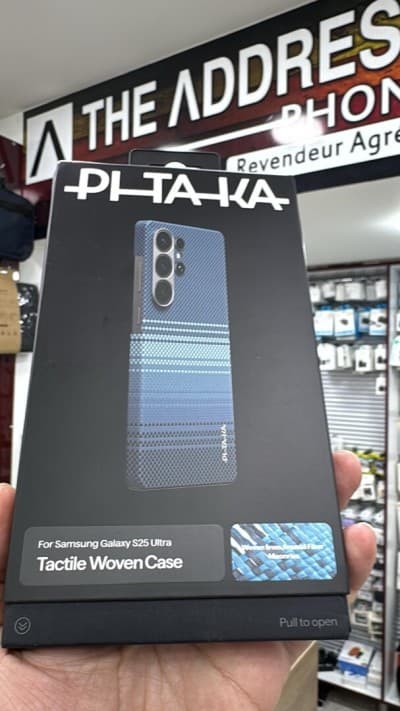 Coque magnétique PITAKA pour Samsung Galaxy S25 Ultra - Coque en fibre d'aramide