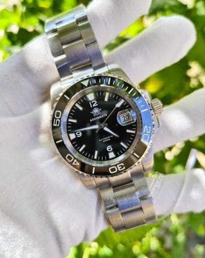 ساعة ADDIESDIVE AD2505 ساعة ميكانيك محرك يباني NH 35 توصيل متوفر