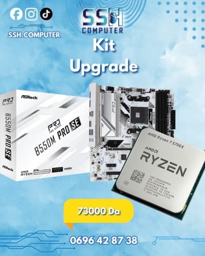 Kit upgrade Ryzen 7 5700X + Asrock B550 PRO SE