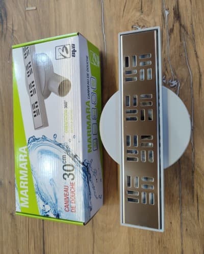 CANIVEAU DOUCHE 30CM MARMARA