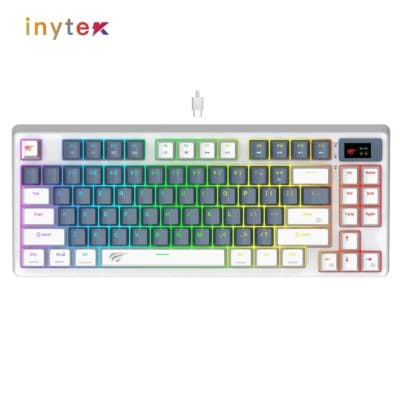 CLAVIER HAVIT MECANIQUE KB-884L SWITCH RED+SCREEN