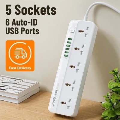 MULTIPRISE LDINIO SC5614 6USB 05 SORTIE 2500W