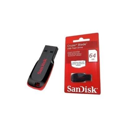 FLASH DISQUE SANDISK 64 GO 2.0 CRUZER BLADE