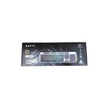 Clavier Mécanique HAVIT KB-12L PRO RGB Switch Bleu Haute Performance Anti-Ghosting LED Multicolore