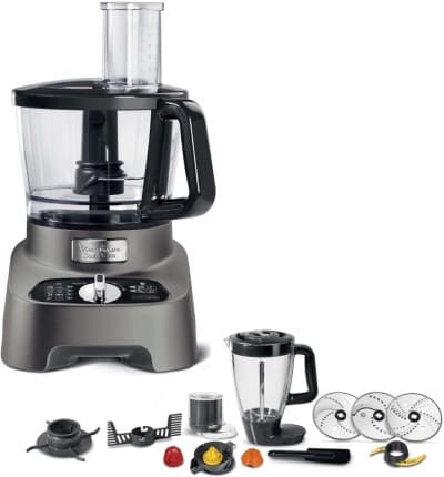 Moulinex Robot multifonction + 10 accessoires, Vitesse et force de rotation, Lames Titanium