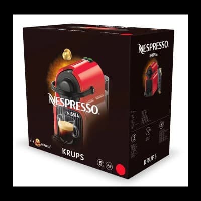 Cafetière Expresso Avec Capsules Nespresso Et Fonction Flow-Stop Automatique 700mL 1260W inissia