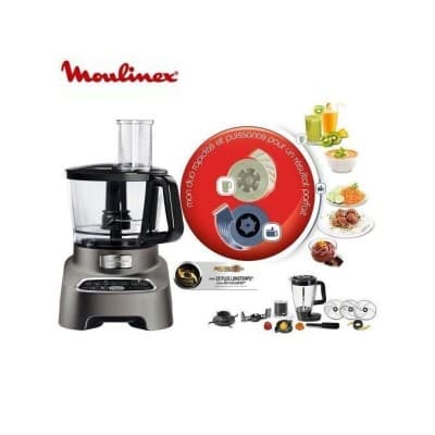 Moulinex Robot double force digital 1000 wattscuisine multifonctions FP827E10