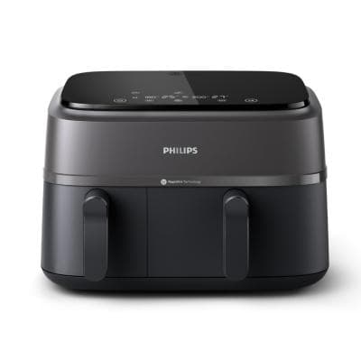 Philips AirFryer Série 3000 Cuisson rapide et polyvalente, 9 litres, écran tactile,2 tiroirs