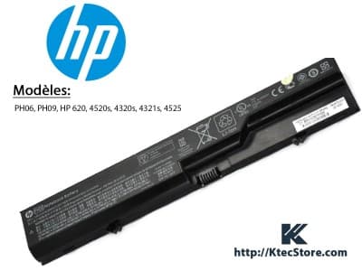 BATTERIE HP 4520/620/4320/CQ321/PH06/ HSTNN-IB1B 10.8V-5200MAH