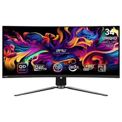 MSI MPG 341CQPX - QD-OLED - 0.03MS - 240HZ - WQHD - 34"