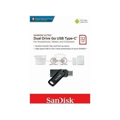 FLASH DISQUE SANDISK 32Go ULTRA DUAL DRIVE GO USB-C