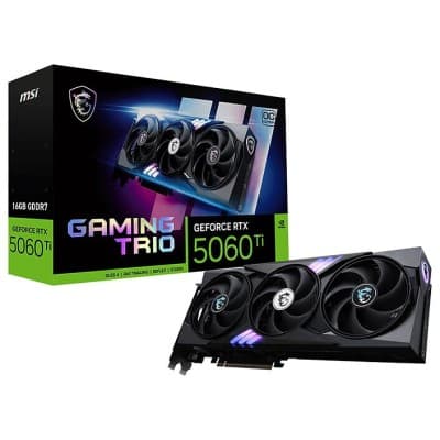CARTE GRAPHIQUE MSI RTX 5060 TI GAMING TRIO OC 8GO