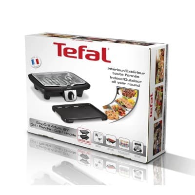 Tefal Barbecue BG930812 EASYGRILL 2 EN 1 TABLE AVEC PLAQUE PLANCHA 2100 W