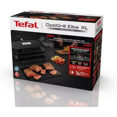 tefal Optigrill Elite XL, Panineuse Grill intelligent, 16 programmes- 8 personnes, GC760812-2200w