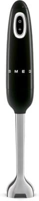 BRAS Mixeur Smeg ,Fonction Turbo et Système de Coupe Flowblend, Puissance 700W,Noir - HBF11BLEU