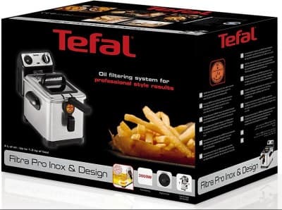 Friteuse classique Tefal Friteuse semi-pro 4l 3000w inox/noir FR519170