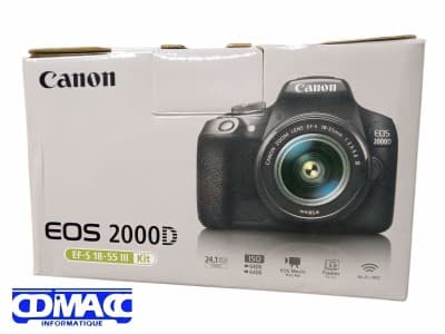 CANON EOS 2000D 24.1 MP Wi-Fi Écran 3