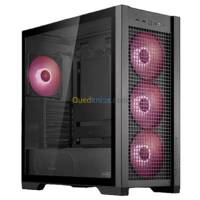 ASUS TUF GAMING GT302 ARGB - ATX MID-TOWER - 4 FANS ARGB 140MM PWM - AIRFLOW MESH - VERRE TREMPÉ - TYPE-C - BLACK
