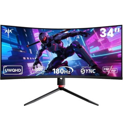 KTC Gaming Monitor H34S18S 34'' VA UWQHD 21;9 Curved 180Hz