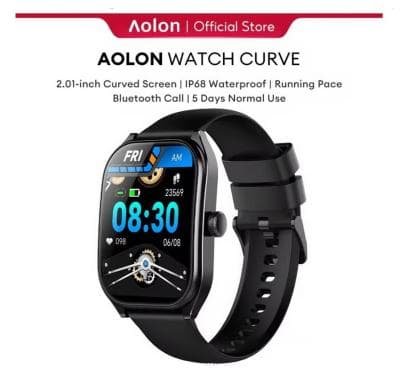 AOLONE SMART WATCH CURVE ECRON 2.01" HIGH LUXURY