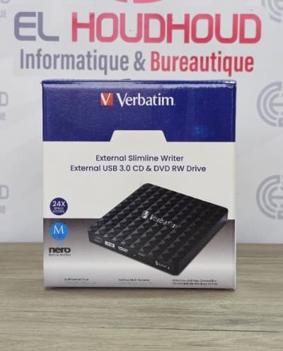 Graveur DVD Externe Verbatim USB 3.0 Slim & Rapide
