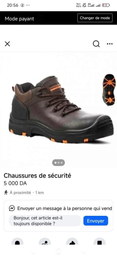 Chaussures sécurité