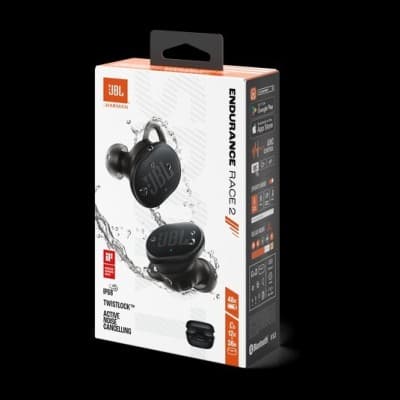 ECOUTEURS BLUETOOTH JBL ENDURANCE RACE 2 12H +36H D'AUTONOMIE