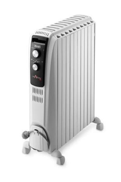 Delonghi Radiateur bain d'huile TRD41025 - 2500W - 10 élements - BLANC- Pièces de 75m3