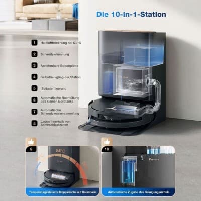Aspirateur robot ECOVACS DEEBOT X9 PRO OMNI