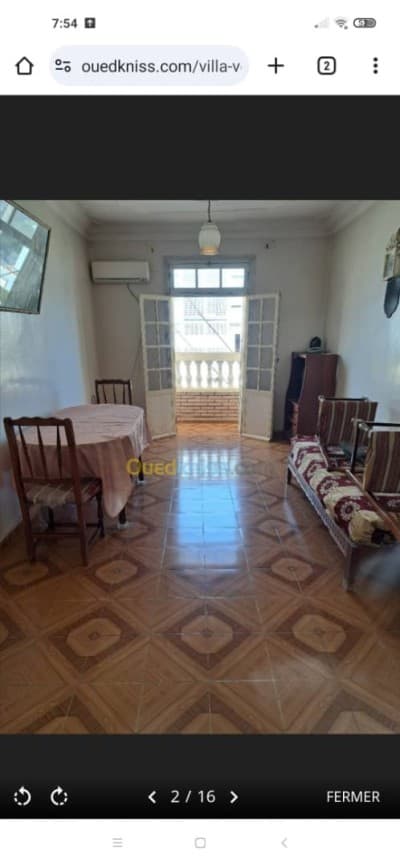 Vente Villa Tipaza Cherchell