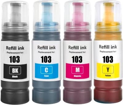Pack Encre Epson 103 (EcoTank) | L3150 - L3250 - L3210 - L1110 | Compatible Premium