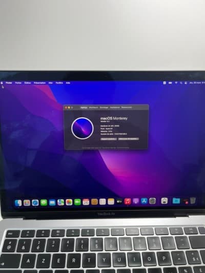 MACBOOK AIR M1 2020 8GB 512SSD CYCLE DE BATTERIE 480