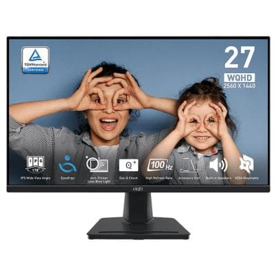 MSI 27 LED PRO MP275Q 2K IPS Panel 100 Hz 1 ms HDMI / DisplayPort Speakers