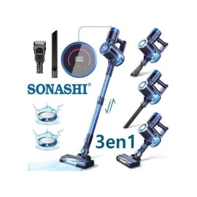 Aspirateur Balai Sans fil Rechargeable 3 En 1 Avec Technologie Cyclonique