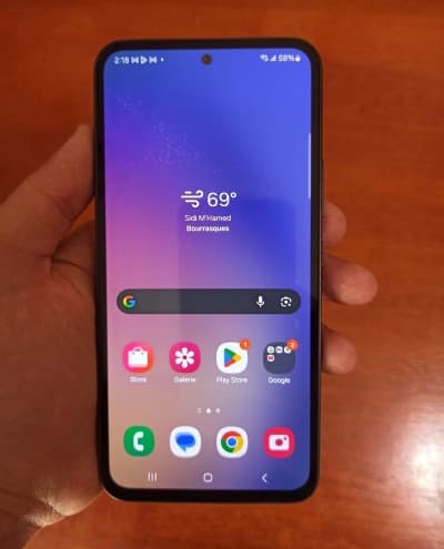 Samsung A54 5g sim bloqué