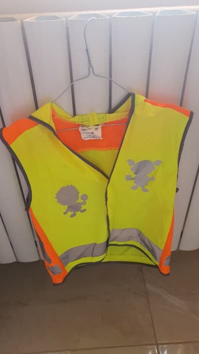 Veste Gilet Unisexe réfléchissant pour enfant idéal pour le vélo, la nuit, les voyages et le sport.