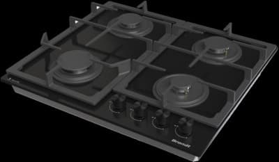 Table de cuisson brandt Gaz BPG6341BA - 4 Feux - Verre