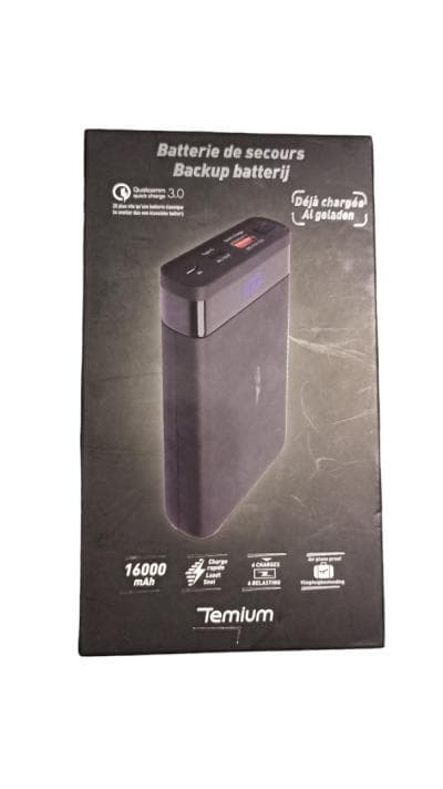 POWER BANK TEMIUM 16000mAh