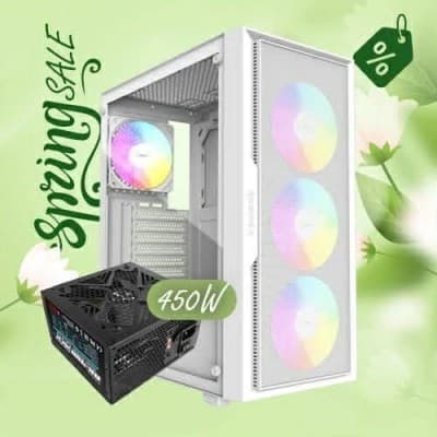 PROMO KIT UPGRADE BOÎTIER RAIDMAX VECTOR V159 WHITE + ALIMENTATION RAIDMAX XTB RX-450