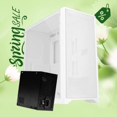 PROMO KIT UPGRADE BOÎTIER ARES B02 WHITE + ALIMENTATION ARES 650W