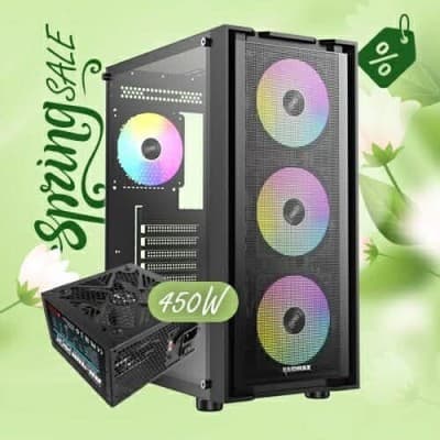 PROMO KIT UPGRADE BOÎTIER RAIDMAX VECTOR V216 BLACK + ALIMENTATION RAIDMAX XTB RX-450