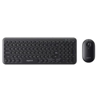PROMO COMBO CLAVIER ET SOURIS SANS FIL HAVIT KB254GCM