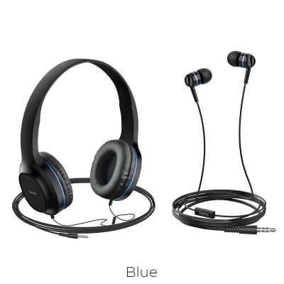 HOCO Casque "W24 filaire avec micro, ensemble avec écouteurs