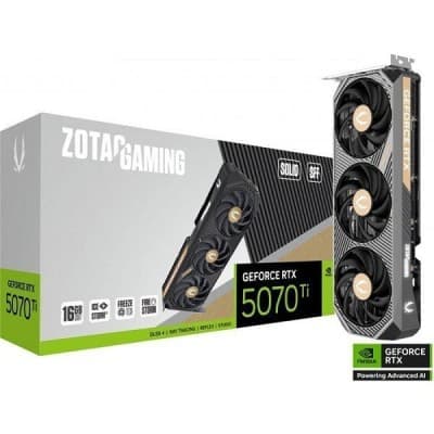 RTX 5070TI 16GB ZOTAC GAMING SOLID SFF FAN X3 256BIT GDDR7 (7% POUR CEUX QUI VEULENT LACHETER SEULE)