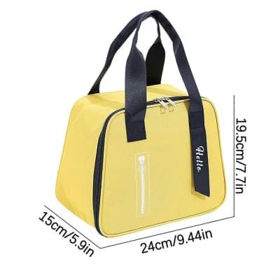 Sac à lunch isotherme portable facile à transporter حقيبة غداء محمولة